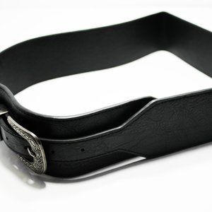 Women's Black Leather belt